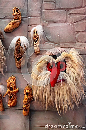 Traditional romanian masks