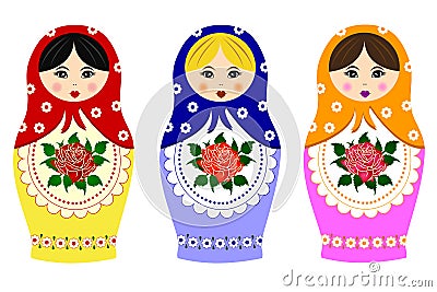 Traditional russian matryoshka