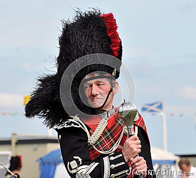 Traditional Scottish man at Nairn Highland Games