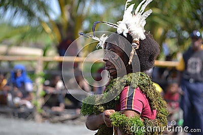 Traditional tribal dance at mask festival