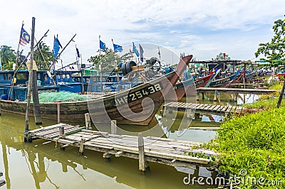 Traditional wooden boat