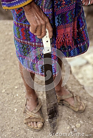 Traditionally clothed man- Guatemala