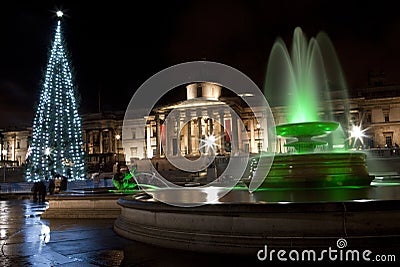 Trafalgar Square at Christmas