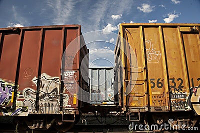 Train with Graffiti