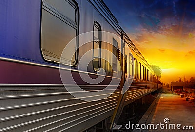 Train passing