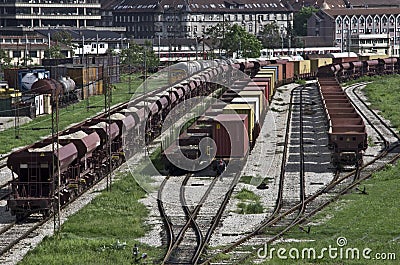 Train Railways in belgrade