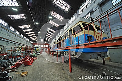 Train repair factory