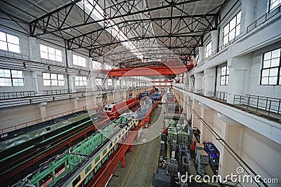 Train repair factory