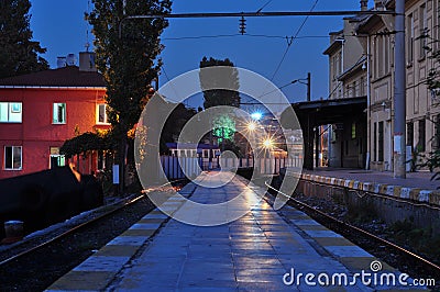 Train Station Night