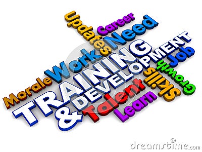 Training and development words