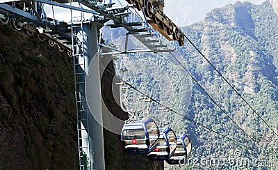 With the transfer of the cable car