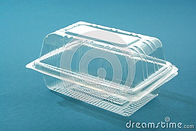 Transparent plastic box