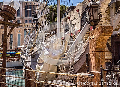 Treasure Island Hotel and Casino Pirate Ship