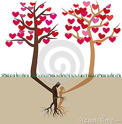 Tree in love