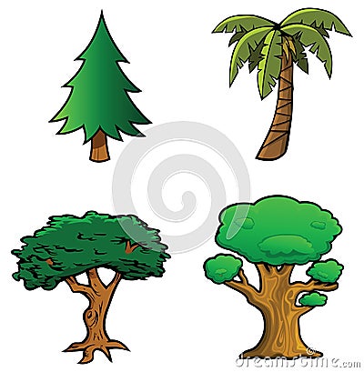 Trees Collection Stock Images - Image: 19009774