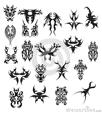 Stock Photography Free on Tribal Tattoo Royalty Free Stock Photos   Image  12962058