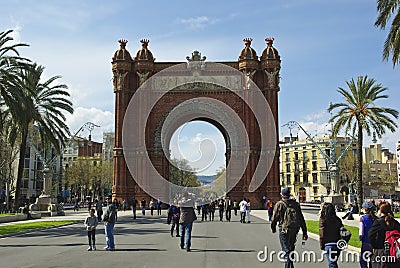 Triumph Arch (Arc de Triomf), Barcelona