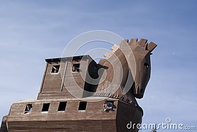 Trojan horse partly