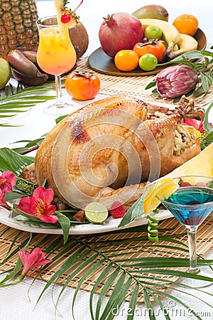 Tropical Roasted Turkey