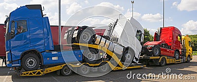 Truck carrier truck