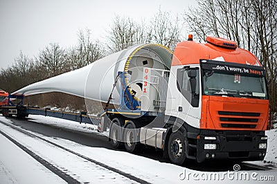 Truck Heavy Transport Windenergy