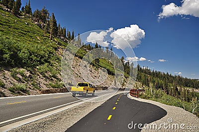 Truck on Highway