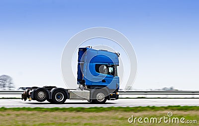 Truck on highway