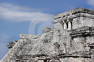 Tulum pyramid temple