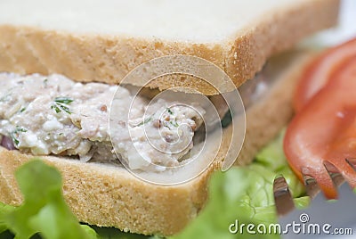 Tuna salad sandwich