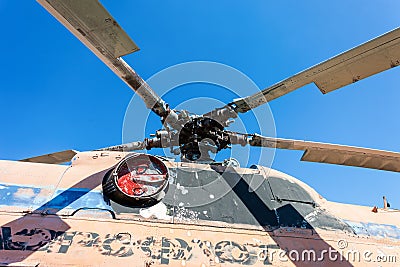 Turbine of heavy transport helicopter