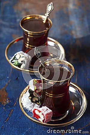 Turkish tea and delights