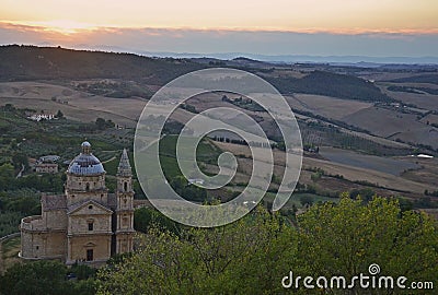 Tuscany architecture and landscape