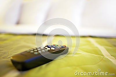 TV Remote on Bed