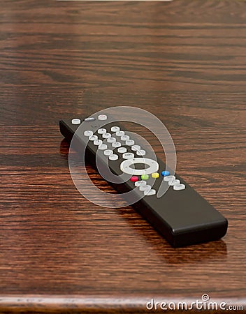 TV or television remote on table
