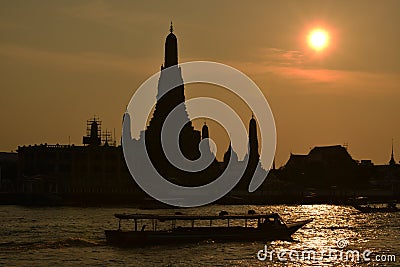 Twilight Silhouette River