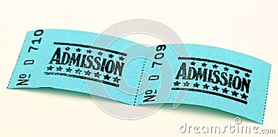 Two admission tickets