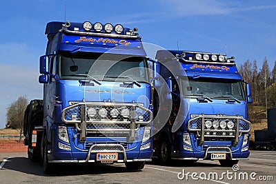 Two Customized Volvo FH13 Trucks