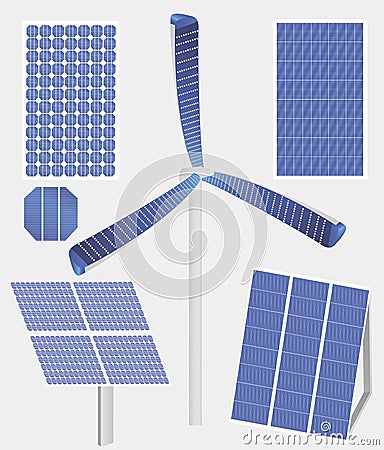  of solar panels, including the new one – wind mill with solar panel