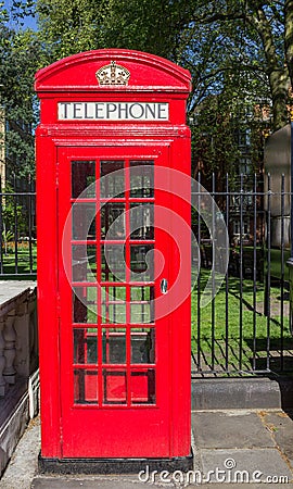 Typical Red Telephone Booth