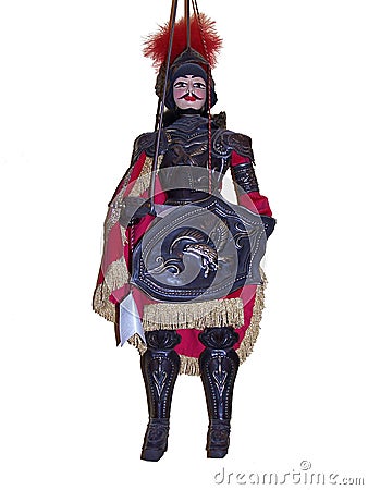 Typische sizilianische Marionette