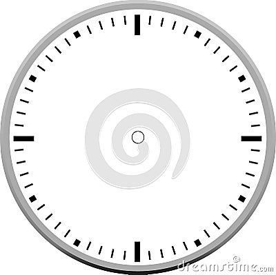 时钟表盘空白象设计