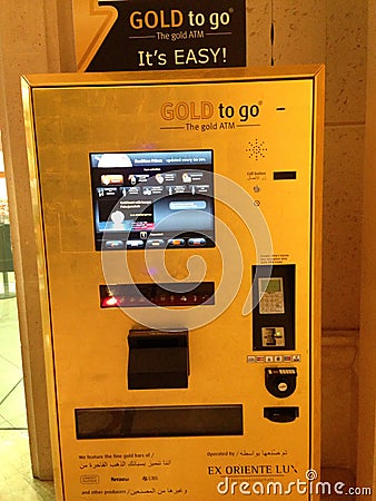 UAE Dubai Gold vending Machine