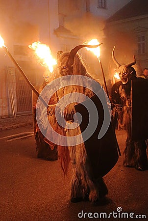Ugly Masks With Torches