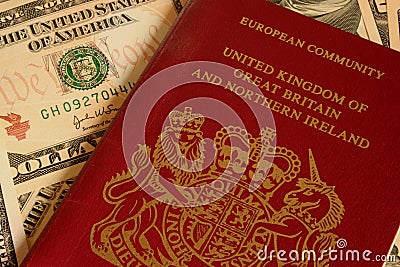 Uk passport and currency