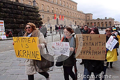 Ukrainian community protest against Putin