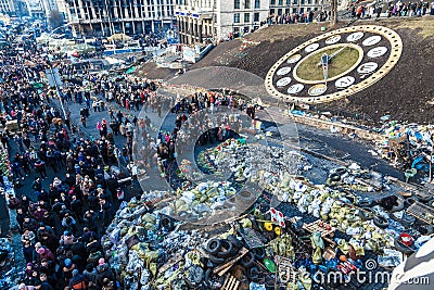 Ukrainian revolution, Euromaidan after an attack by government f