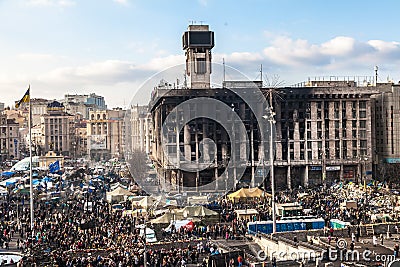 Ukrainian revolution, Euromaidan after an attack by government f
