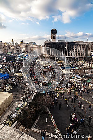 Ukrainian revolution, Euromaidan after an attack by government f