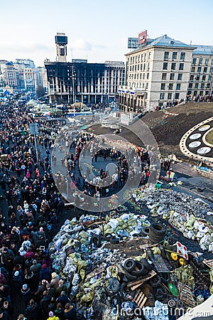 Ukrainian revolution, Euromaidan after an attack by government f