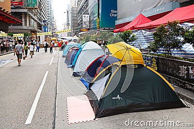 Umbrella Movement in Hong Kong